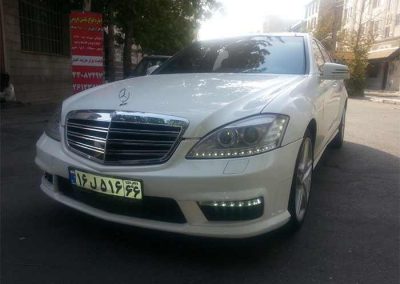 اجاره بنز سفید s500