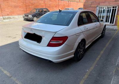 اجاره بنز c200 سفید